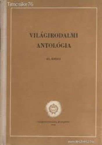 Borbly Sndor (szerk.) - Vilgirodalmi antolgia