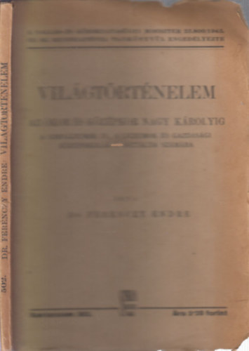 Vilgtrtnelem (Az kor s kzpkor Nagy Krolyig)