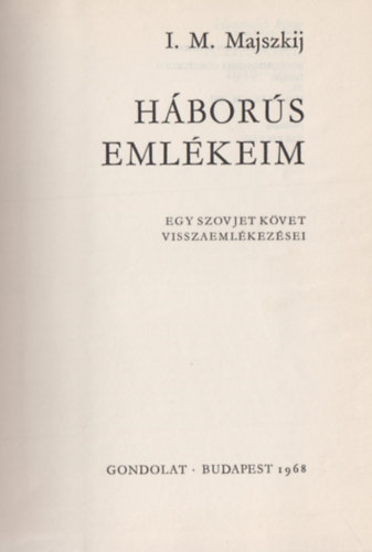 H�bor�s eml�keim II.k�tet