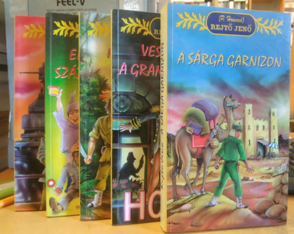 5 db Rejt Jen: Az elveszett cirkl + Egy bolond szz bajt csinl + Menni vagy meghalni + Vesztegzr a Grand Hotelben + A Srga garnizon