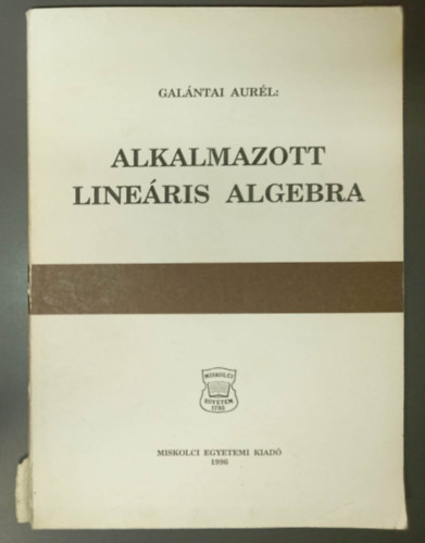 Alkalmazott line�ris algebra