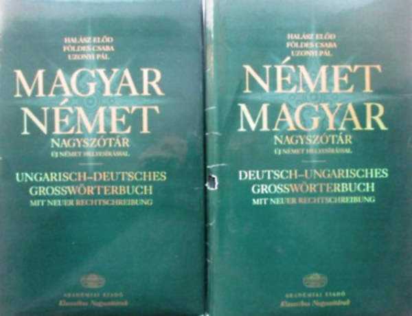 Magyar-Nmet s Nmet-Magyar nagysztr (j nmet helyesrssal)