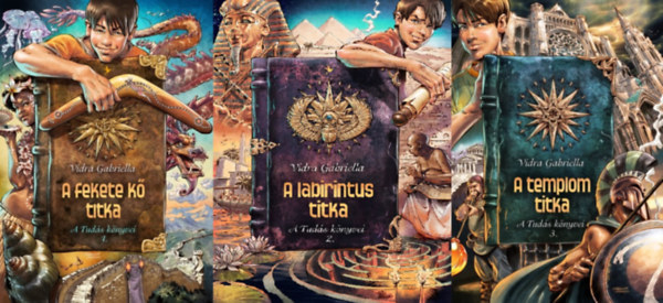 A Tud�s k�nyvei sorozat 1-3. (A fekete k� titka + A labirintus titka + A templom titka)