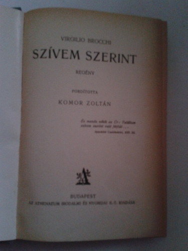 Szvem szerint  /olasz rok/