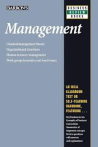 Management (Barron's Business Review) - Menedzsment