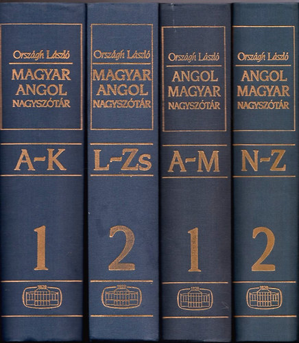 Magyar - Angol nagysztr I-II. , Angol - Magyar nagysztr I-II.