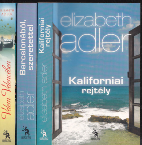 Elizabeth Adler - 3 db. romantikus: Kaliforniai rejtly + Barcelonbl, szeretettel + Velem Velencben