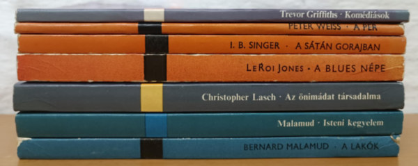 Peter Weiss, I. B. Singer, LeRoi Jones, Christopher Lasch, Bernard Malamud Trevor Griffiths - Modern knyvtr knyvcsomag