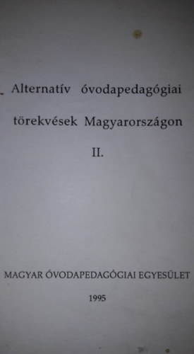 Az alternatv vodapedaggiai trekvsek Magyarorszgon II.