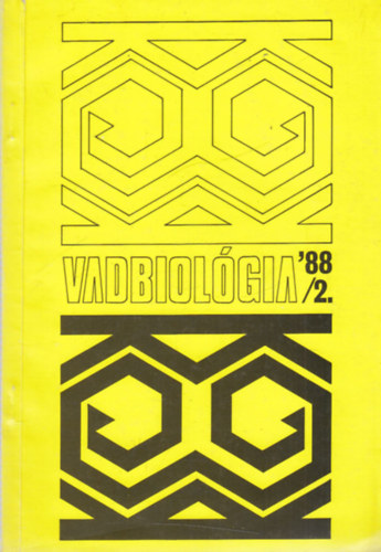 Dr. Walleshausen Gyula  (szerk.) Nagy Emil (szerk.) - Vadbiolgia 1988/2.