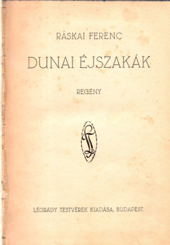 Rskai Ferenc - Dunai jszakk