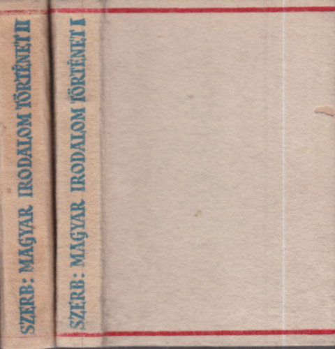 Szerb Antal - Magyar irodalomt�rt�net I-II. (halina k�t�sben)
