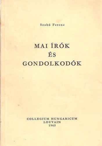 Mai rk s gondolkodk