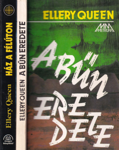 Ellery Queen - 2 db Ellery Queen krimi: A bn eredete + Hz a flton