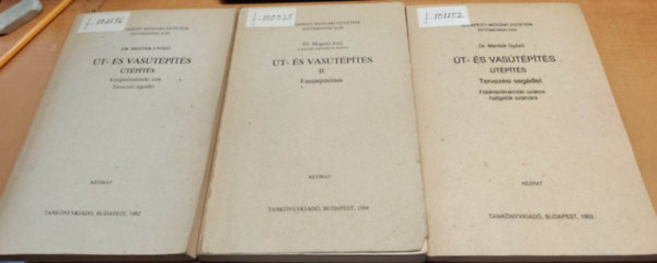 �t- �s vas�t�p�t�s: �t�p�t�s; II.: Vas�t�p�t�stan; �t- �s vas�t�p�t�s: �t�p�t�s tervez�si seg�dlet (3 k�tet)