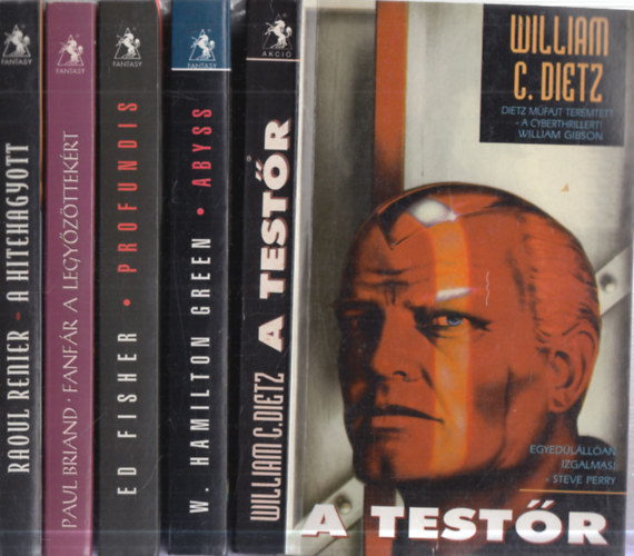 5 db. Valhalla P�holy sci-fi: A hitehagyott + Fanf�r a legy�z�ttek�rt + Profundis + Abyss + A test�r