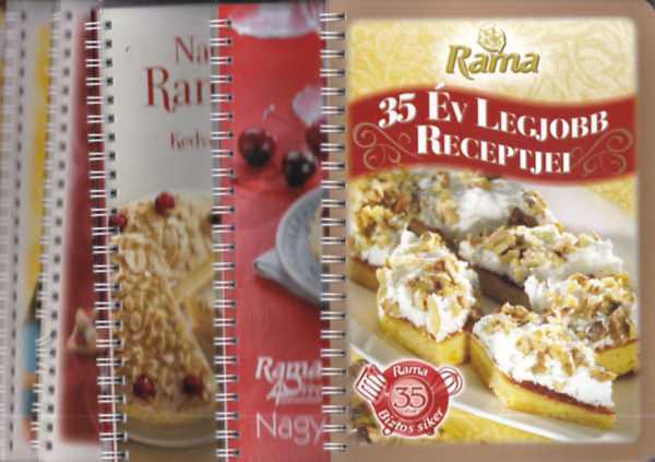 7 db. Rama szakcsknyv: 35 v legjobb receptjei + Tavaszi finomsgok + Sssnk-sssnk valamit... + nnepi Stemnyek + Nagy Ramaknyv 2024 - Kedvenceink kedvenceivel + Nagy Ramaknyv 2. + Hzi stemnyek 2.