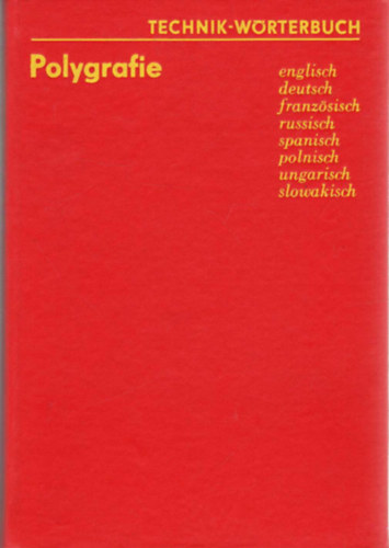 Polygrfie- Technik- wrterbuch ( 8 nyelv )