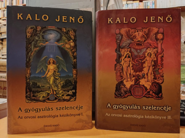 2 db A gygyuls szelencje - Az orvosi asztrolgia kziknyve I. + III. (A msodik ktet hinyzik!)