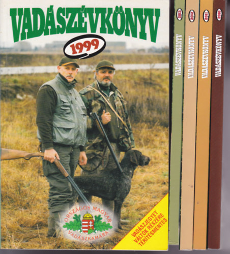 5 db Vadszvknyv egytt: 1999, 2010-2013