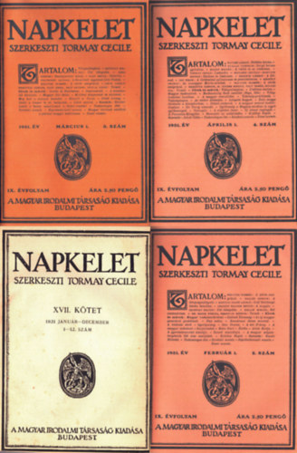 Napkelet 1931. janur-december 1-12 szm egybektve
