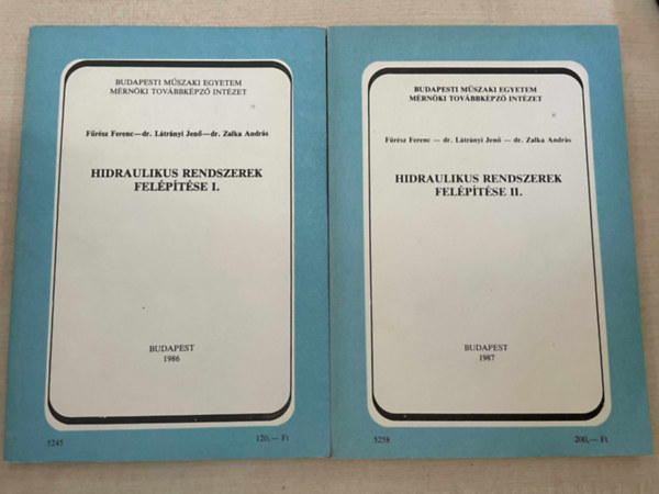 HIDRAULIKUS RENDSZEREK FEL�P�T�SE I-II.