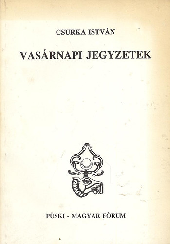 Vas�rnapi jegyzetek