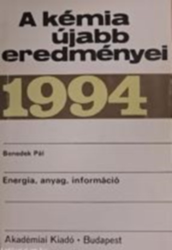 A kmia jabb eredmnyei 78. (1994)