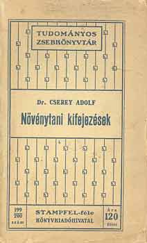 Cserey Adolf - N�v�nytani kifejez�sek