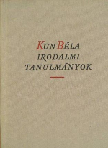 Irodalmi tanulm�nyok