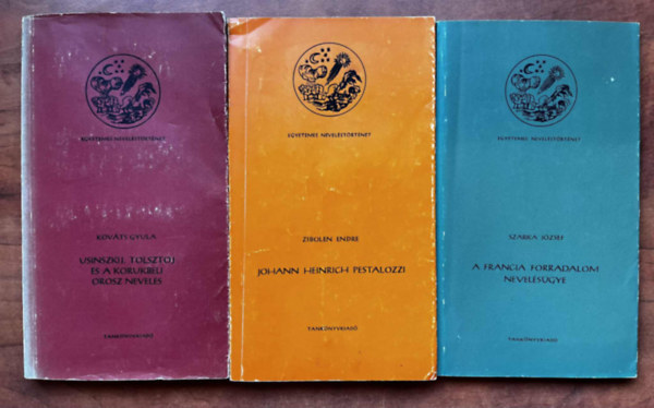 3db Nevelstrtneti Knyvtr:Johann Heinrich Pestalozzi,A francia forradalom nevelsgye,Usinszkij, Tolsztoj s a korukbeli orosz nevels
