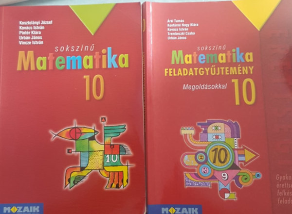 Sokszn Matematika 10 tanknyv + megoldsok