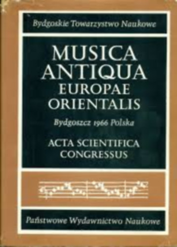 Zofia Lissa - Musica antiqua Europae orientalis (tbbnyelv)