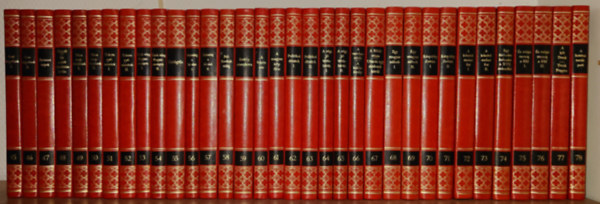 29 k�tet J�kai M�r d�szsorozat�b�l (Unikornis Kiad�): 45-73. (a m�vek c�mei a le�r�sban olvashat�k)