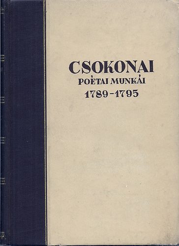 Csokonai Vit�z Mih�ly elegyes po�tai munk�i