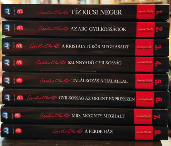 A ponyva kir�lyai: Agatha Christie - A krimi kir�lyn�je sorozat 1-8.