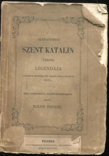 Alexandriai Szent Katalin verses legendja