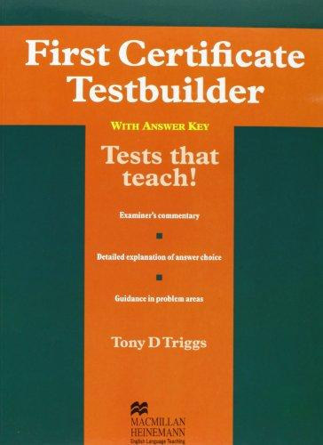 First Certificate Testbuilder With Key
