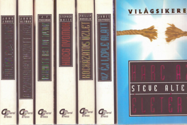 7 db a Vil�gsikerek sorozatb�l: Harc az �let�rt - A szigor�an �rz�tt h�z - K�l�nleges utas - Kock�zatos �zlet - Az �j leple alatt - Hideg nyomok - Bukott b�lv�nyok