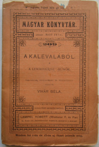 Vikár Béla - A Kalevalából