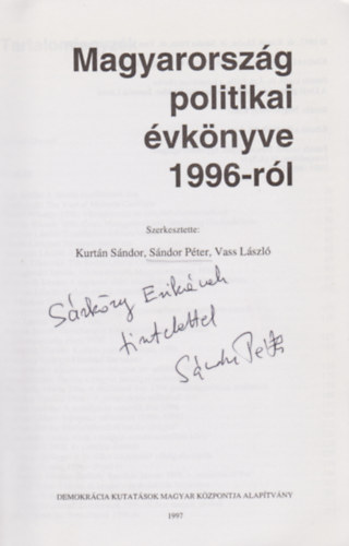 Magyarorszg politikai vknyve 1997