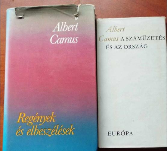 2 db Albert Camus ktet: A szmzets s az orszg - Regnyek s elbeszlsek