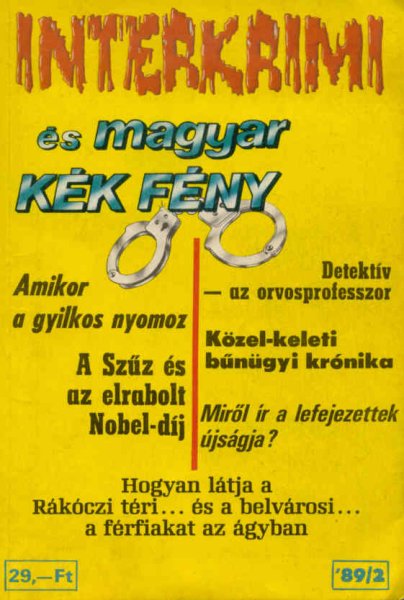 Interkrimi s magyar kk fny ' 89/2