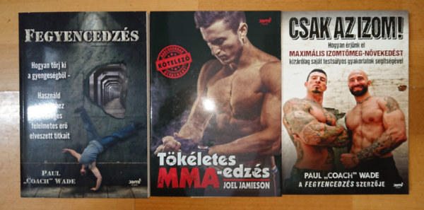 3 k�nyv edz�shez kem�ny f�rfiaknak: csak az izom!, T�k�letes MMA-edz�s, Fegyencedz�s