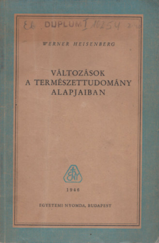 Vltozsok a termszettudomny alapjaiban