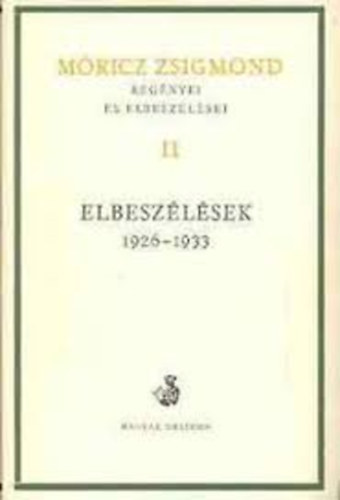 Elbeszlsek 1926-1933