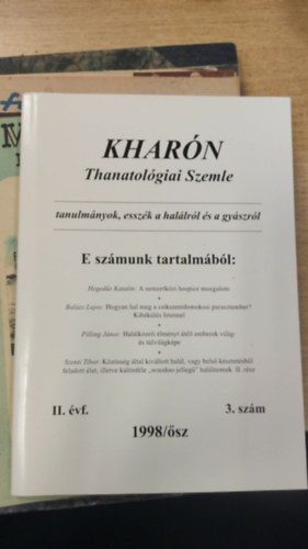 Kharón - Thanatológiai szemle (II. évf. 1998/ősz 3. szám)