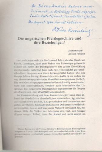 Kovcs Keszi Lszl - Sonderdruck aus den Finnisch-Ugrischen Forschungen XLV- klnlenyomat ( Nmet)