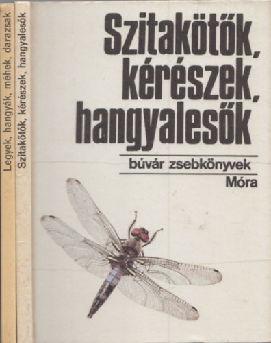 2db bvr zsebknyv: Szitaktk, krszek, hangyalesk + Legyek, hangyk, mhek, darazsak