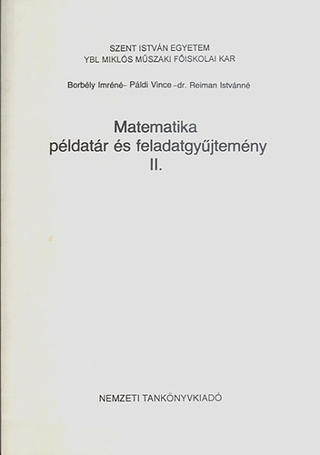 Matematika pldatr s feladatgyjtemny 2.